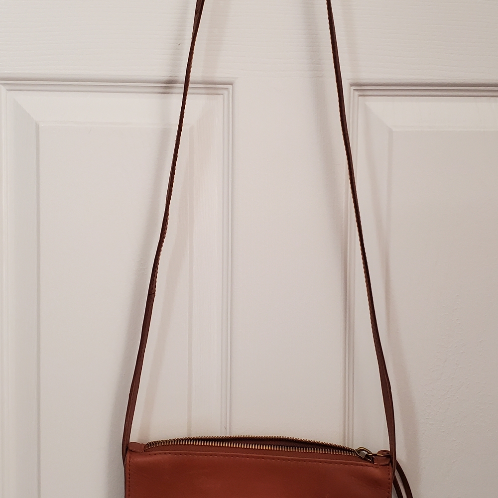 Brown Leather Crossbody Bag